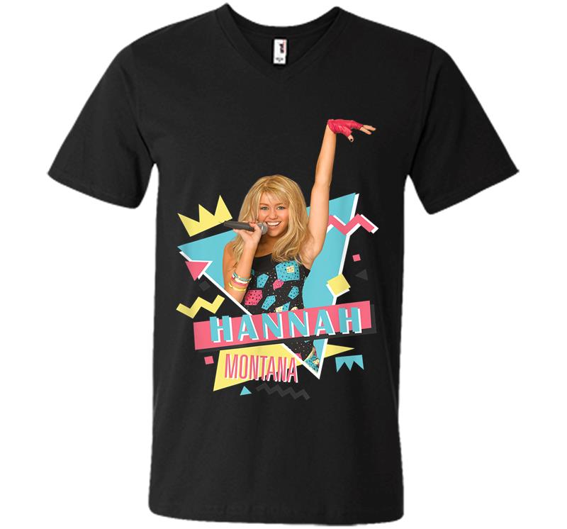 Disney Hannah Montana 90s V-neck T-shirt