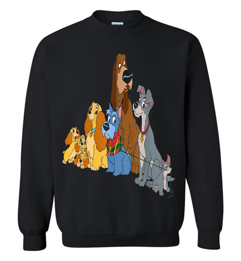 Disney Lady And The Tramp Dogs Sweatshirt