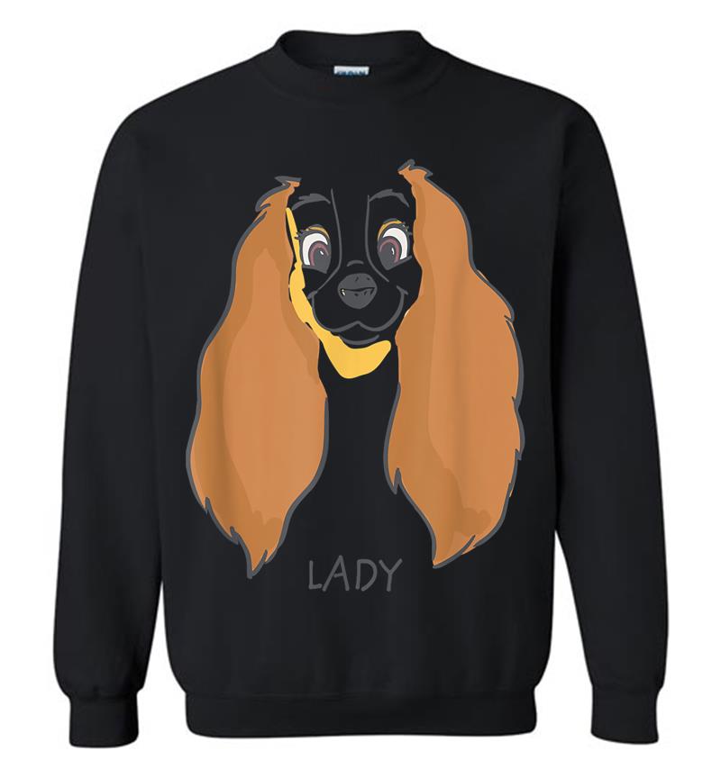Disney Lady And The Tramp Lady Face Sketch Costume Sweatshirt