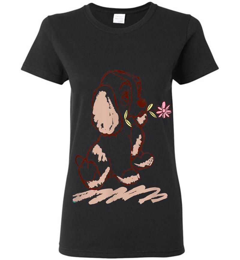 Disney Lady And The Tramp Lady Puppy Sketch Womens T-shirt