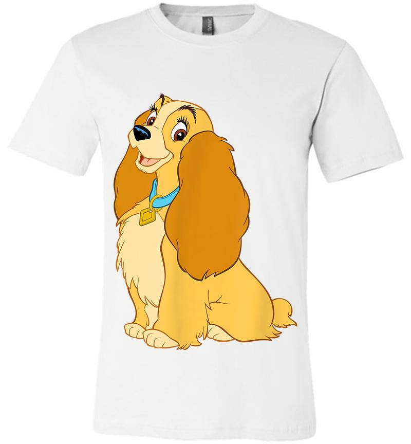 Inktee Store - Disney Lady And The Tramp Lady Premium T-Shirt Image