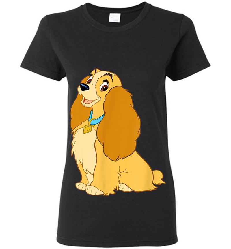 Disney Lady And The Tramp Lady Womens T-shirt