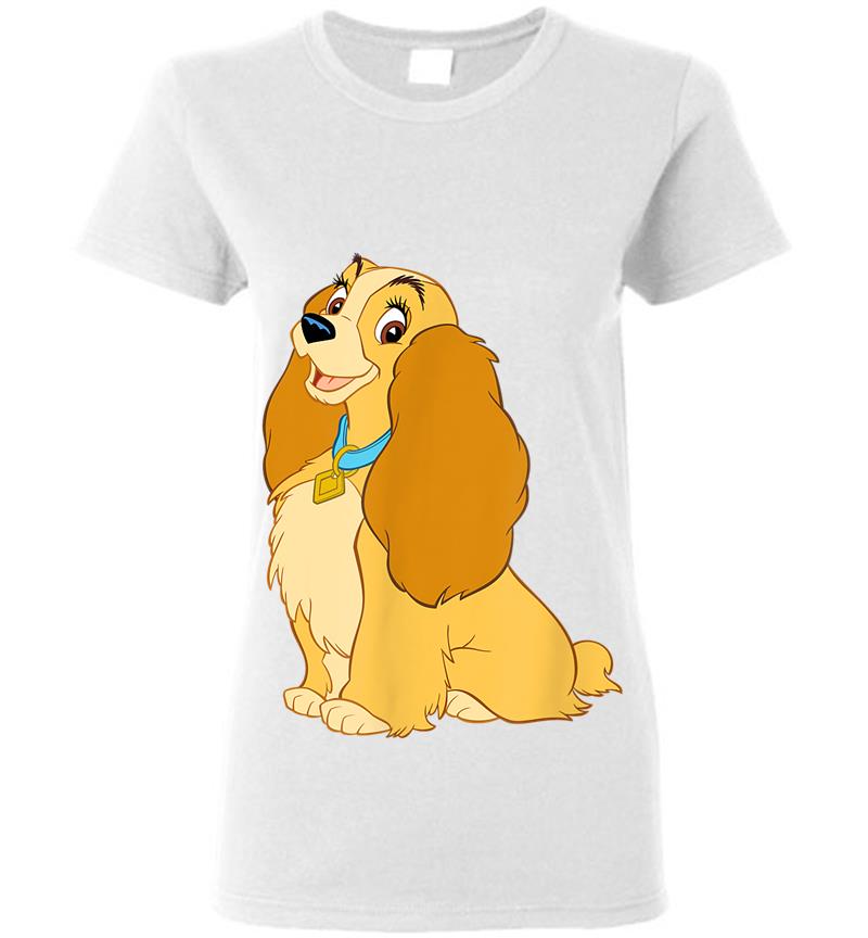 Inktee Store - Disney Lady And The Tramp Lady Womens T-Shirt Image