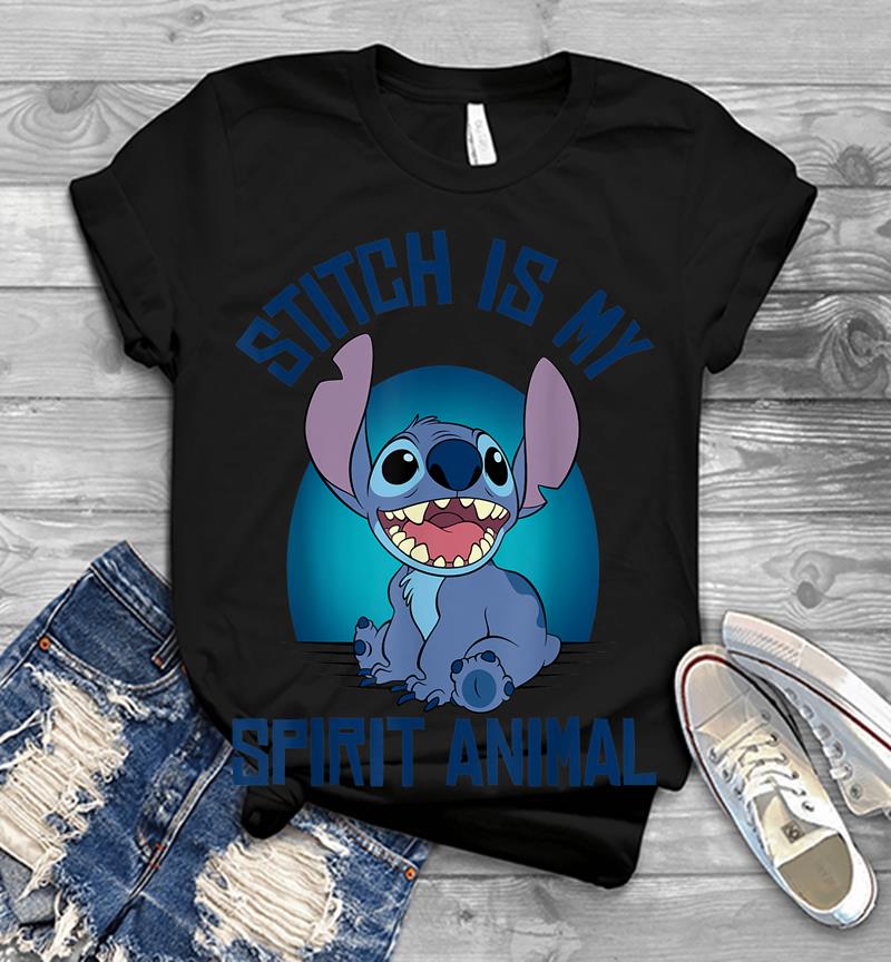Disney Lilo Stitch Spirit Animal Stitch Men T-shirt