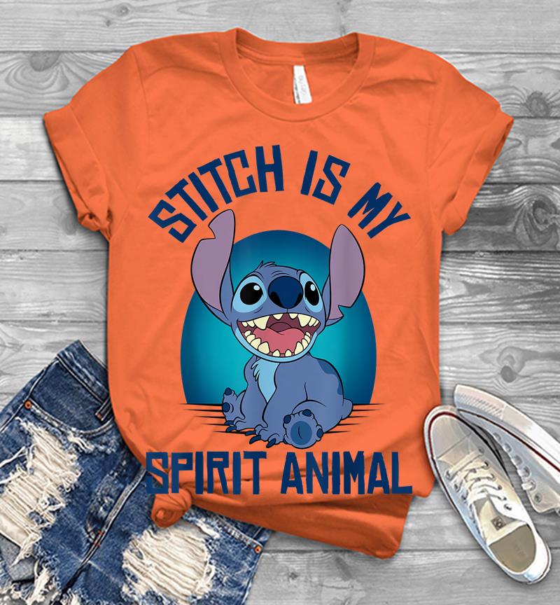 Inktee Store - Disney Lilo Stitch Spirit Animal Stitch Men T-Shirt Image