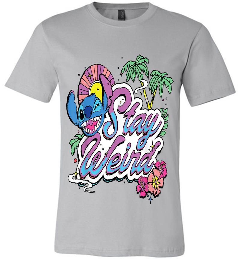 Inktee Store - Disney Lilo &Amp; Stitch Stay Weird Premium T-Shirt Image