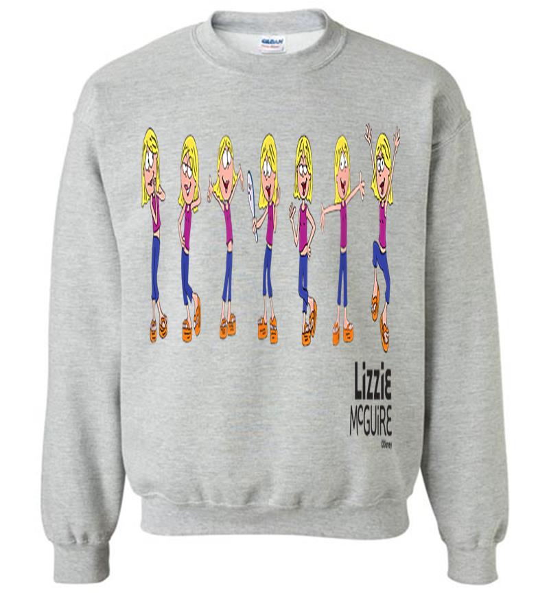 Inktee Store - Disney Lizzie Mcguire Animated Lizzie Multi-Pose Sweatshirt Image