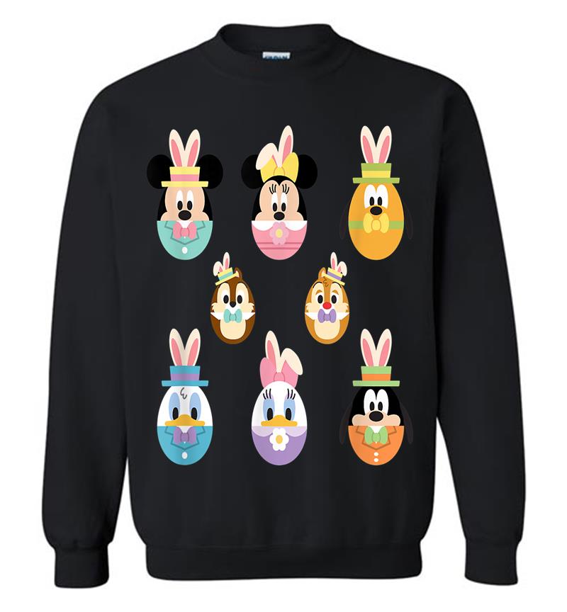 Disney Mickey And Friends Cute Easter Bunny Ears Sweatshirt