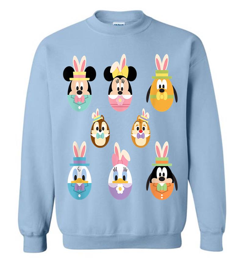 Inktee Store - Disney Mickey And Friends Cute Easter Bunny Ears Sweatshirt Image