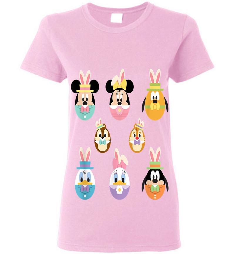 Inktee Store - Disney Mickey And Friends Cute Easter Bunny Ears Womens T-Shirt Image