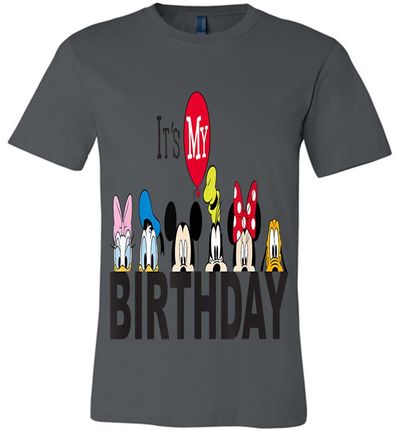 Disney Mickey And Friends It'S My Birthday Premium T-Shirt