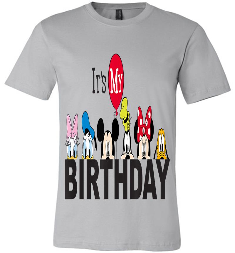 Inktee Store - Disney Mickey And Friends It'S My Birthday Premium T-Shirt Image