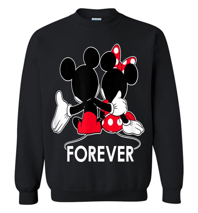 Disney Mickey And Minnie Mouse Silhouettes Forever Sweatshirt
