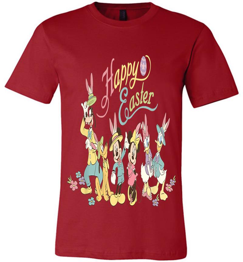 Inktee Store - Disney Mickey Mouse And Friends Bunny Ears Easter Premium T-Shirt Image
