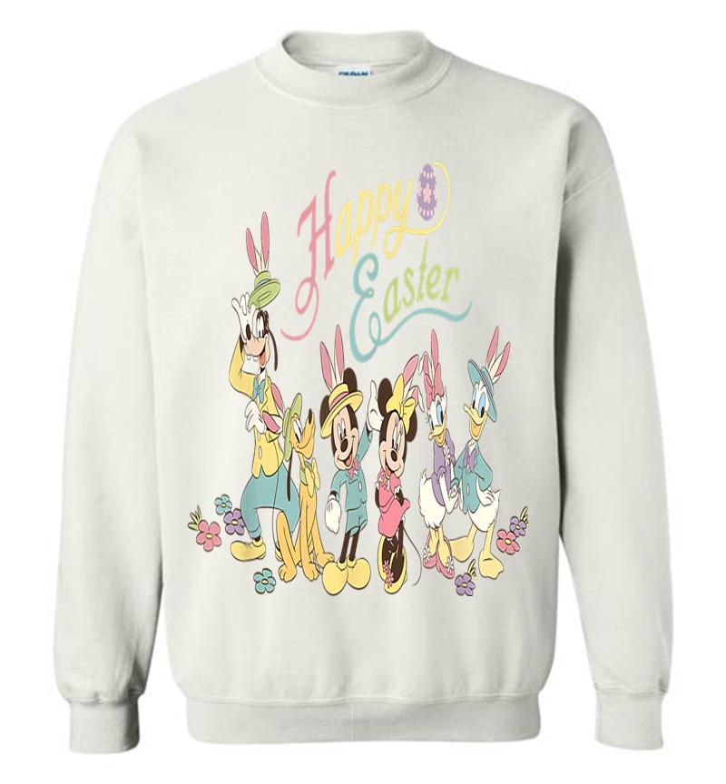 Inktee Store - Disney Mickey Mouse And Friends Bunny Ears Easter Sweatshirt Image