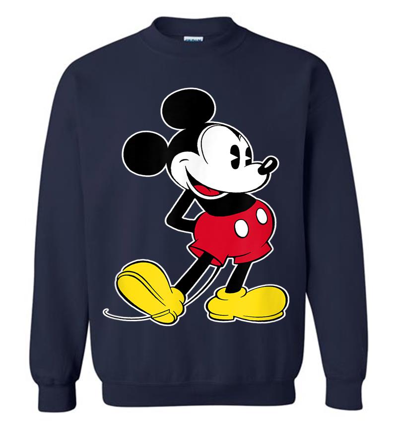 Inktee Store - Disney Mickey Mouse Classic Pose Sweatshirt Image