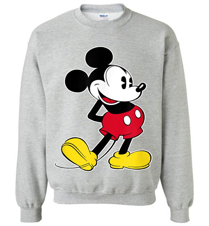 Inktee Store - Disney Mickey Mouse Classic Pose Sweatshirt Image