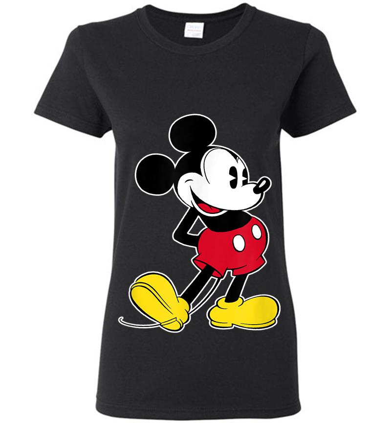 Disney Mickey Mouse Classic Pose Womens T-shirt