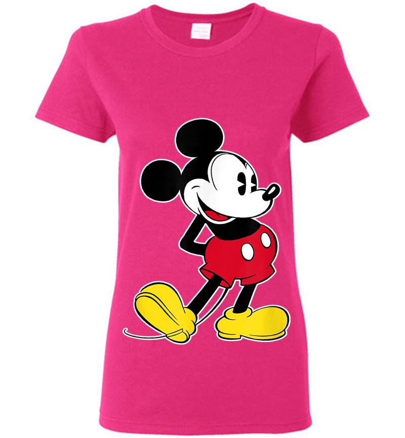 Inktee Store - Disney Mickey Mouse Classic Pose Womens T-Shirt Image