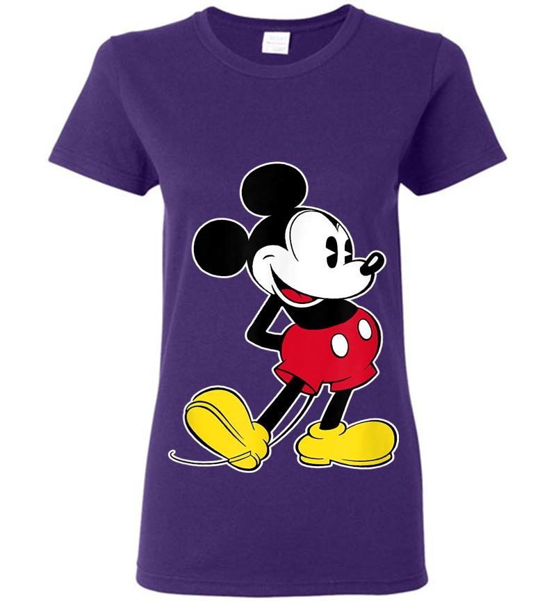 Inktee Store - Disney Mickey Mouse Classic Pose Womens T-Shirt Image