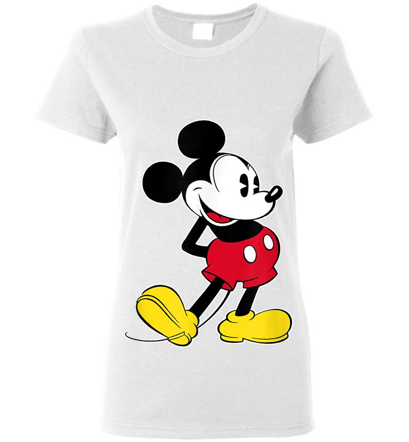 Inktee Store - Disney Mickey Mouse Classic Pose Womens T-Shirt Image