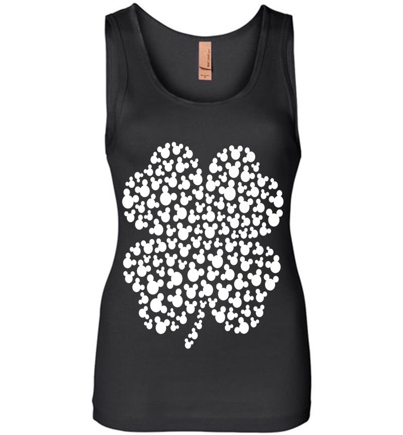 Disney Mickey Mouse Icons Shamrock St. Patrick'S Day Premium Womens Jersey Tank Top