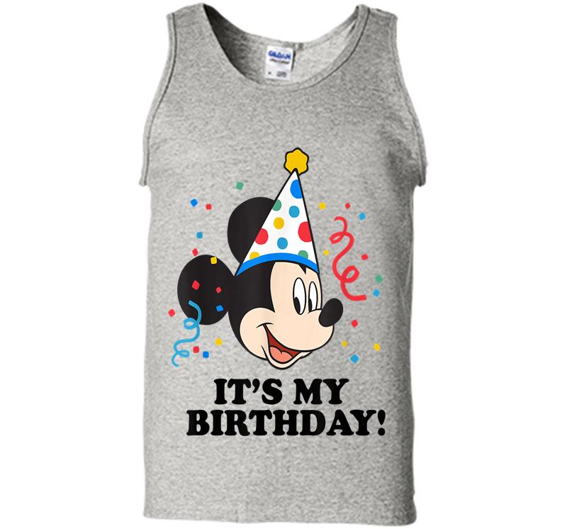 Disney Mickey Mouse It's My Birthday! Mens Tank Top