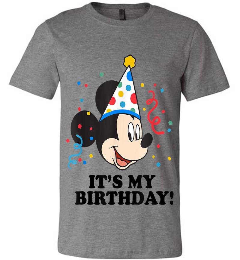 Inktee Store - Disney Mickey Mouse It'S My Birthday! Premium T-Shirt Image