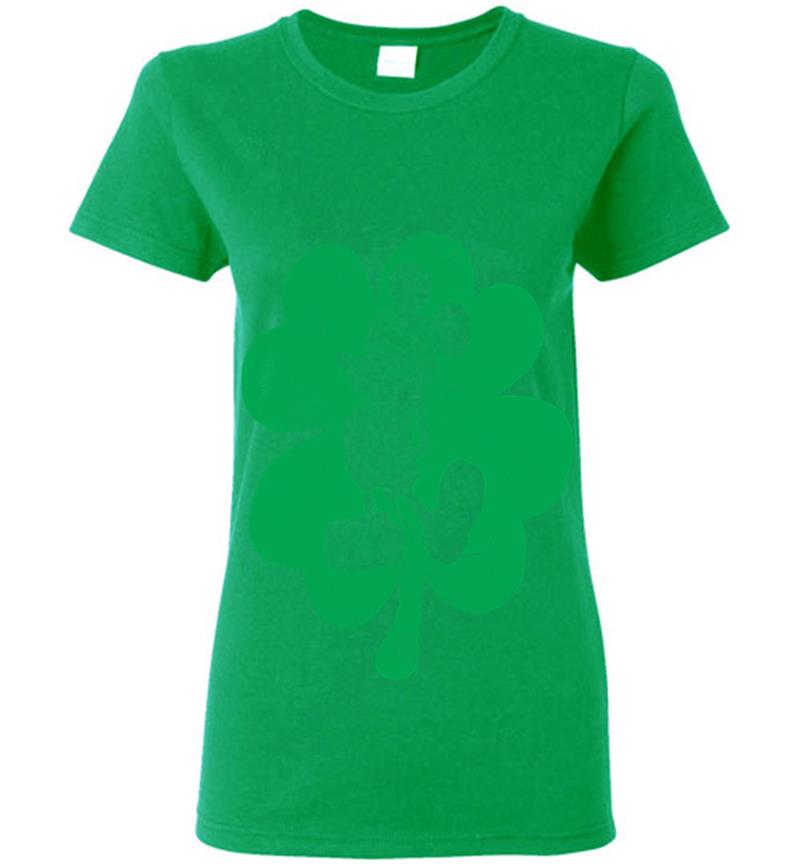 Inktee Store - Disney Mickey Mouse Shamrock St. Patrick'S Womens T-Shirt Image