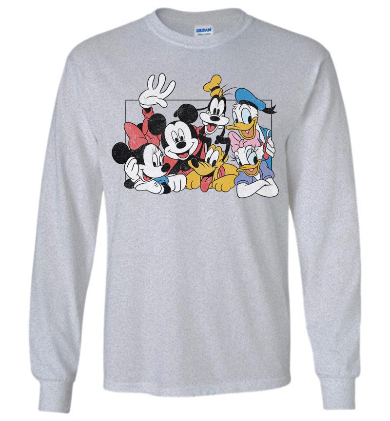 Inktee Store - Disney Mickey And The Gang Long Sleeve T-Shirt Image