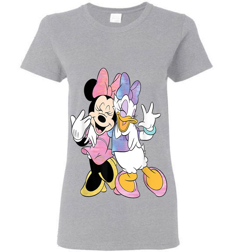 Inktee Store - Disney Minnie Mouse And Daisy Duck Best Friends Womens T-Shirt Image