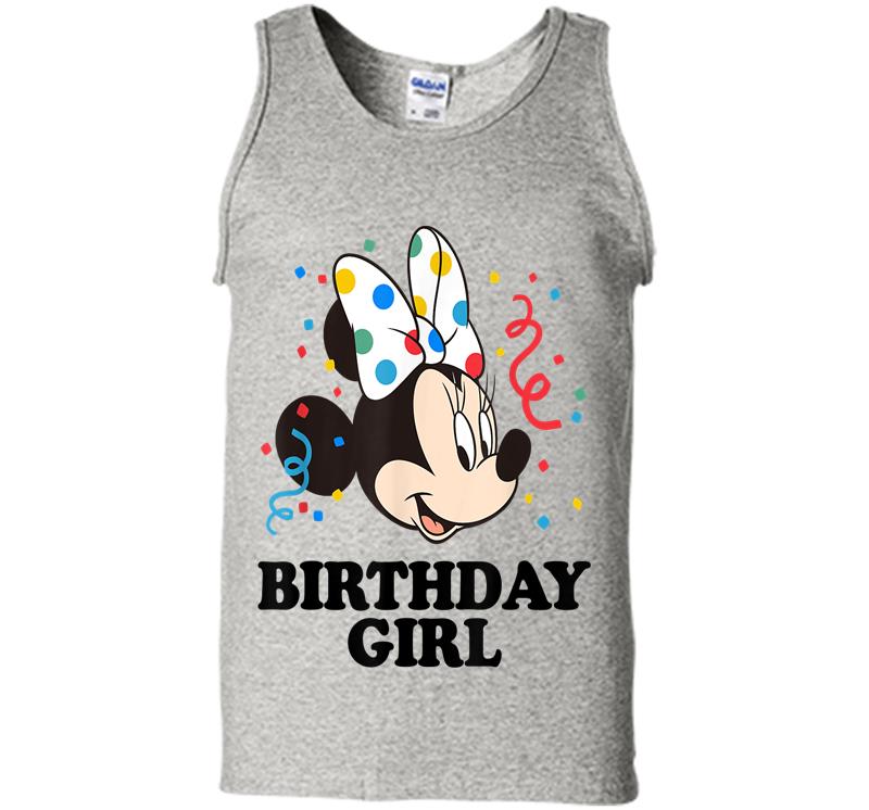 Disney Minnie Mouse Birthday Girl Mens Tank Top