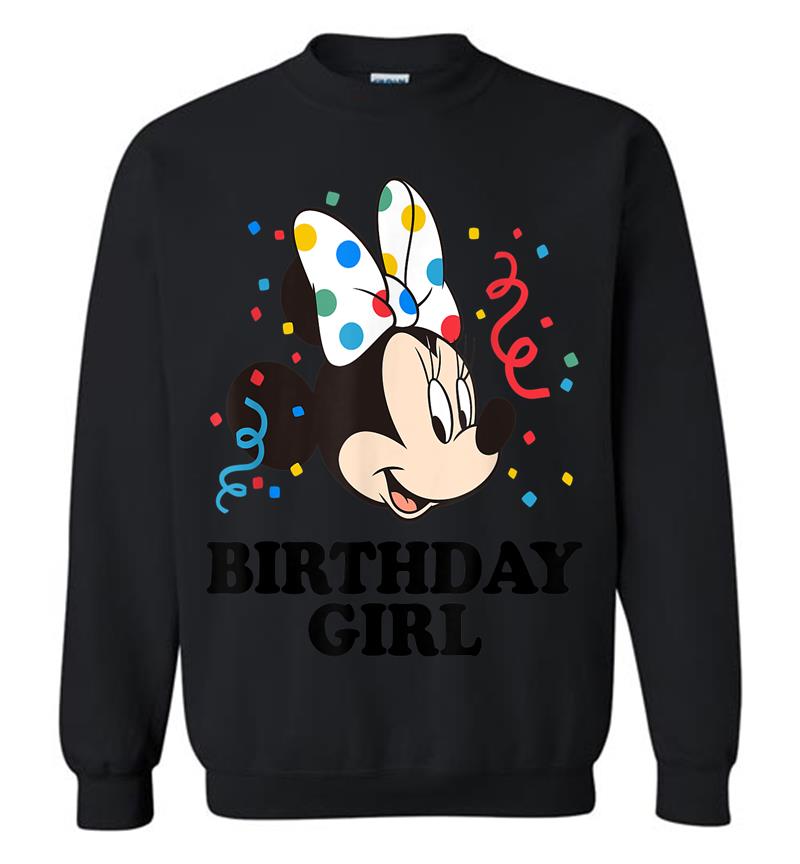 Disney Minnie Mouse Birthday Girl Sweatshirt