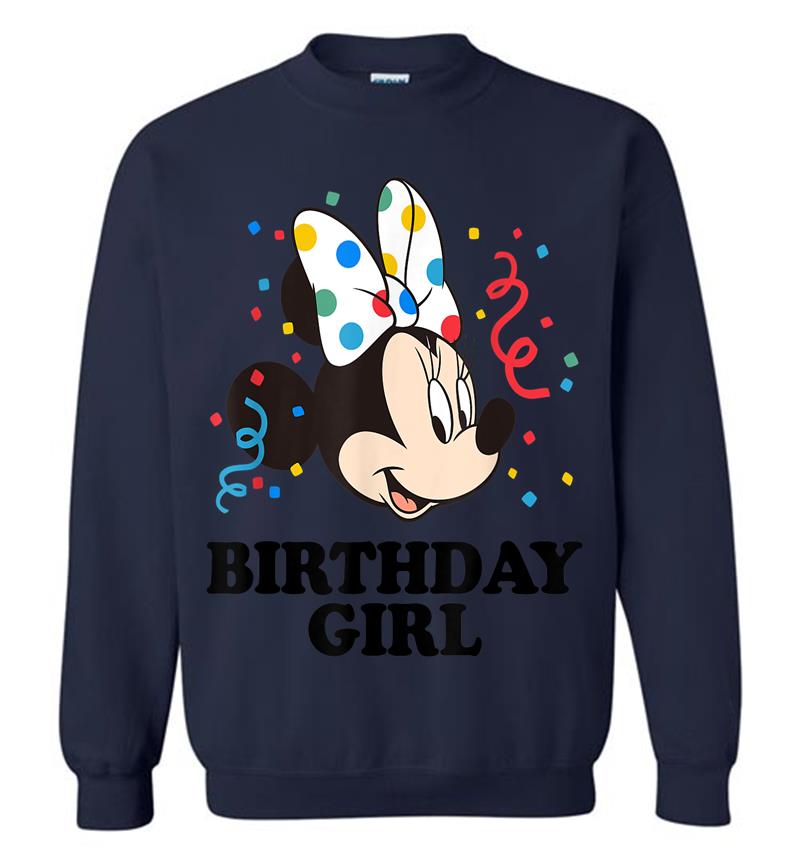Inktee Store - Disney Minnie Mouse Birthday Girl Sweatshirt Image