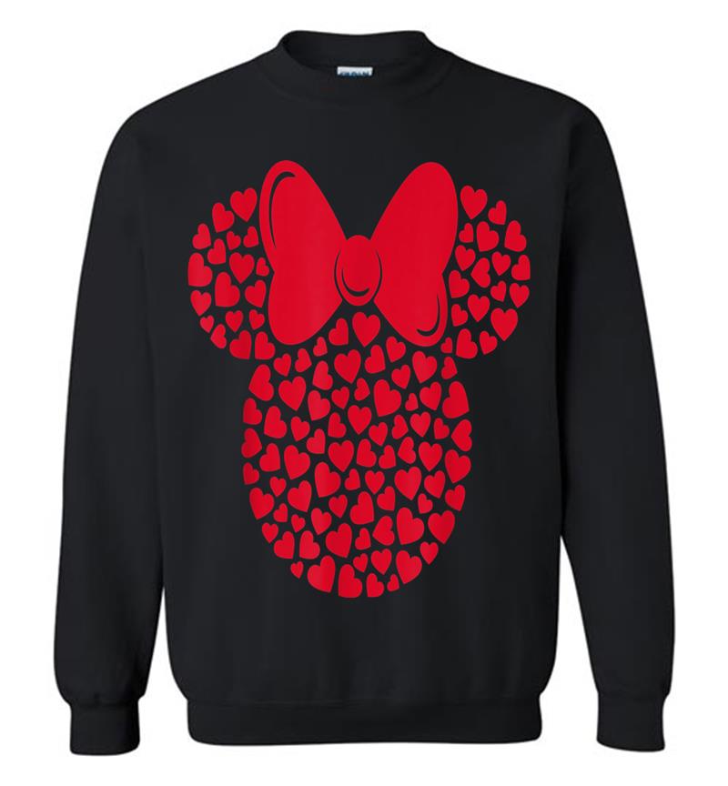 Disney Minnie Mouse Icon Filled With Hearts Sweatshirt
