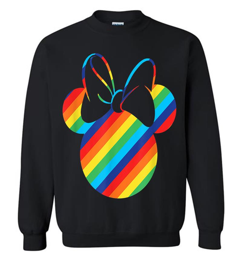 Disney Minnie Mouse Silhouette Rainbow Sweatshirt
