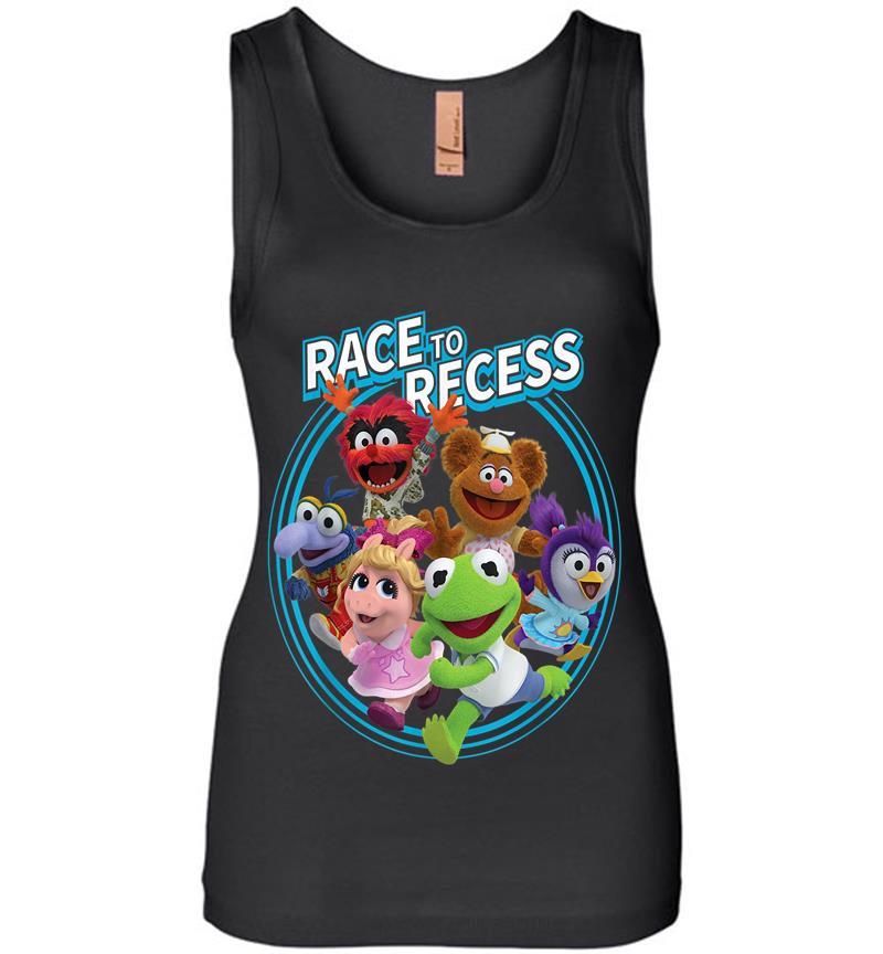 Disney Muppet Babies Race To Recess Womens Jersey Tank Top