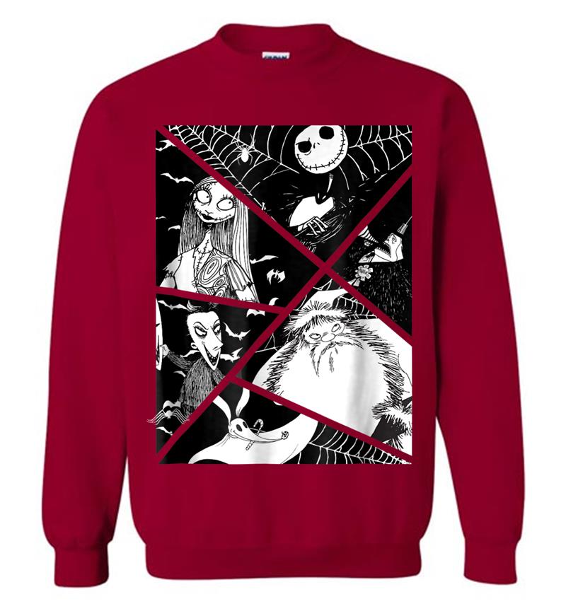 Inktee Store - Disney Nightmare Before Christmas Story Sweatshirt Image