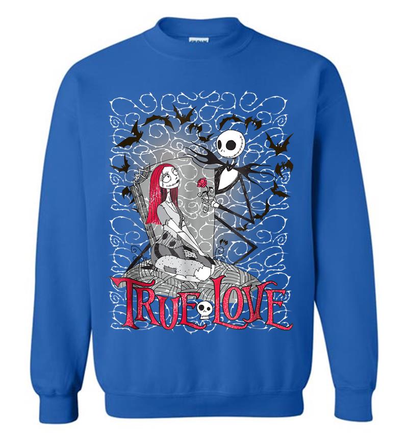 Inktee Store - Disney Nightmare Before Christmas True Love Sweatshirt Image