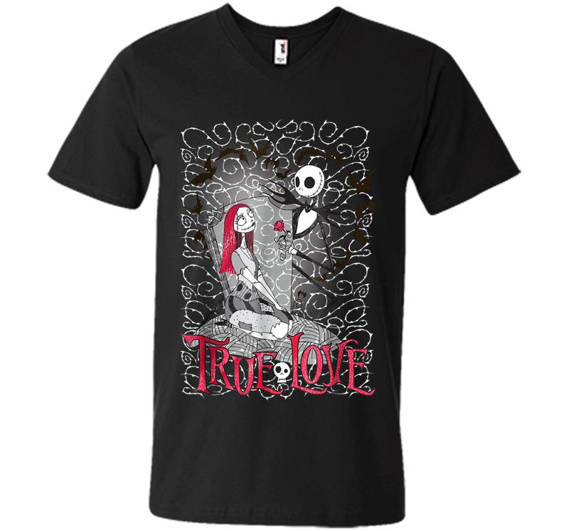Disney Nightmare Before Christmas True Love V-neck T-shirt