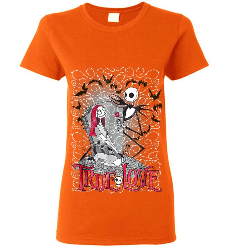 Inktee Store - Disney Nightmare Before Christmas True Love Womens T-Shirt Image