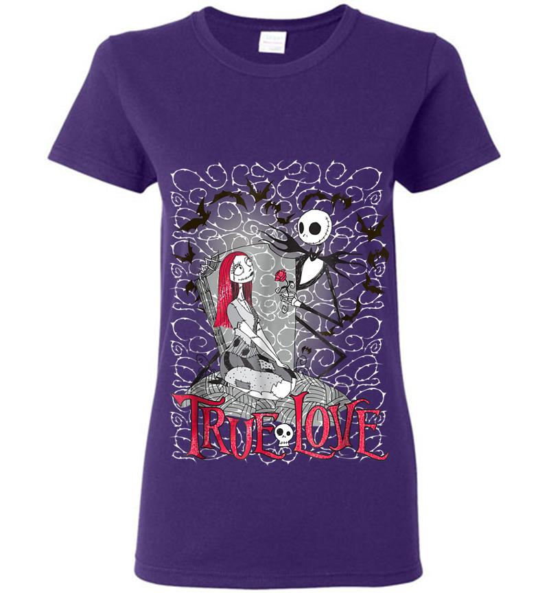 Inktee Store - Disney Nightmare Before Christmas True Love Womens T-Shirt Image