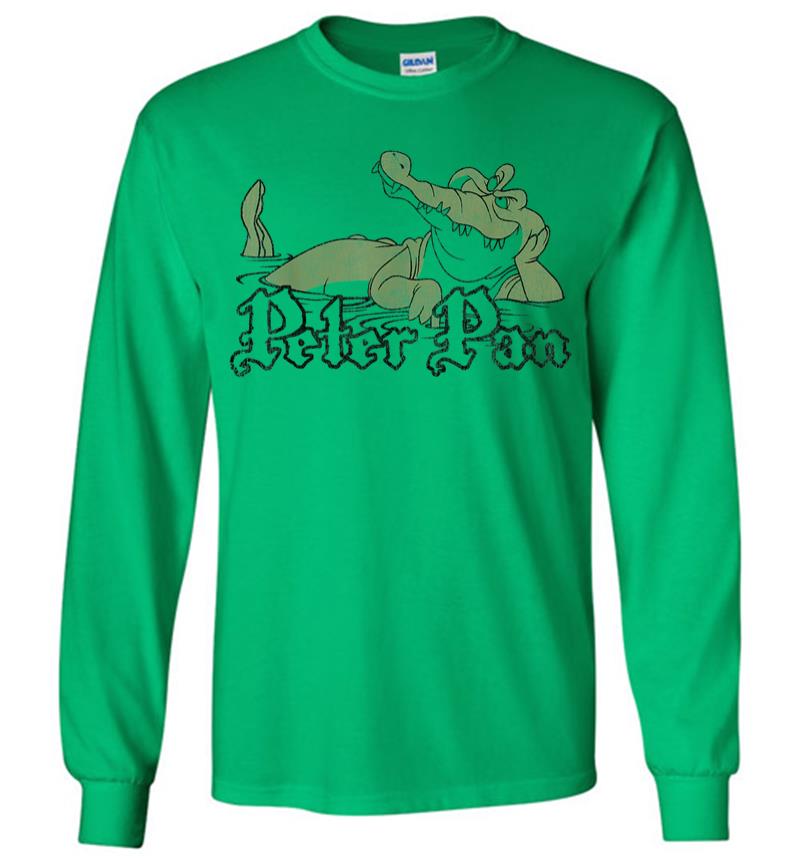 Inktee Store - Disney Peter Pan Tick-Tock The Crocodile Long Sleeve T-Shirt Image