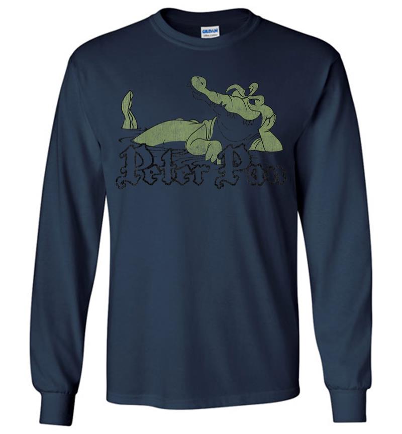 Inktee Store - Disney Peter Pan Tick-Tock The Crocodile Long Sleeve T-Shirt Image