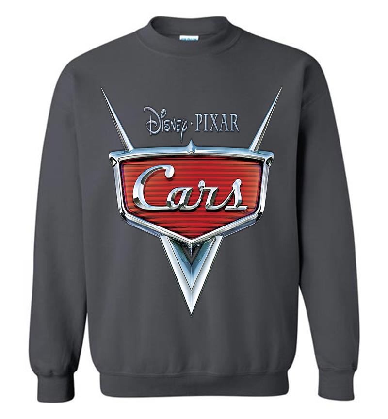 Inktee Store - Disney Pixar Cars Official Grill Badge Logo Graphic Sweatshirt Image