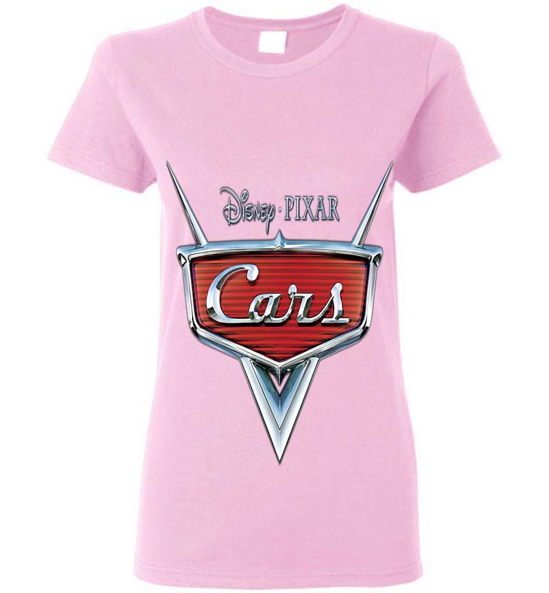 Inktee Store - Disney Pixar Cars Official Grill Badge Logo Graphic Womens T-Shirt Image