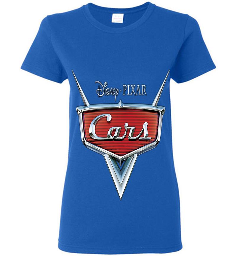Inktee Store - Disney Pixar Cars Official Grill Badge Logo Graphic Womens T-Shirt Image