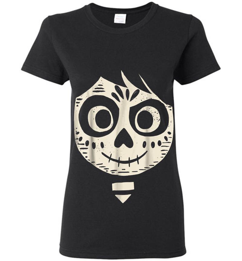 Disney Pixar Coco Miguel Face Halloween Graphic Womens T-shirt