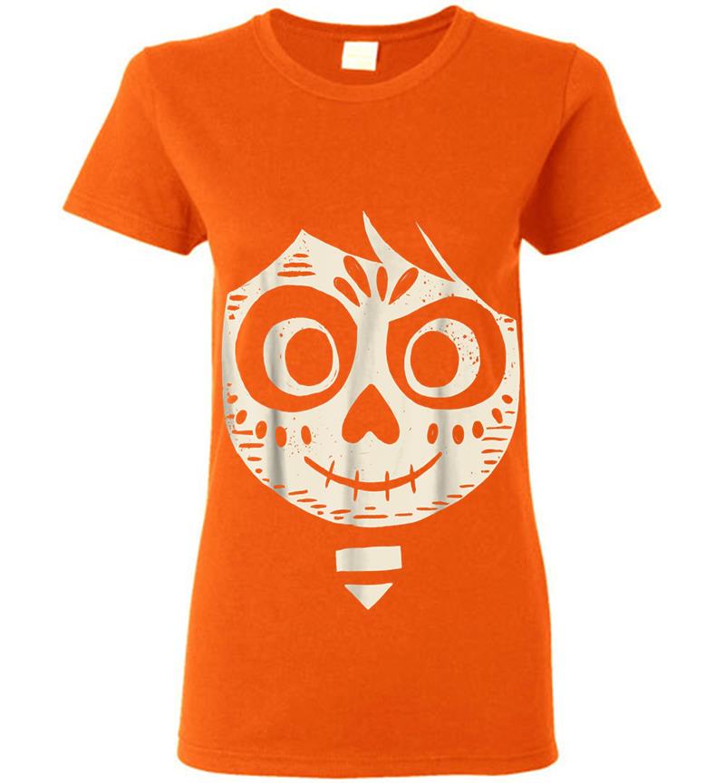Inktee Store - Disney Pixar Coco Miguel Face Halloween Graphic Womens T-Shirt Image