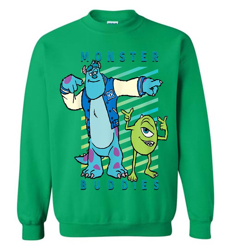Inktee Store - Disney Pixar Sulley And Mike Wazowski Monster Buddies Sweatshirt Image
